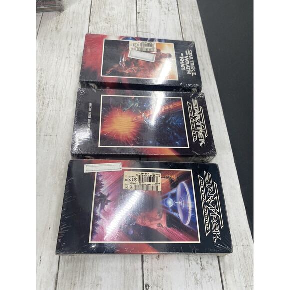 Lot of 3 NEW Star Trek VHS Tapes SEALED Wrath Of Khan Undisc. The Final Frontier - Picture 4 of 6